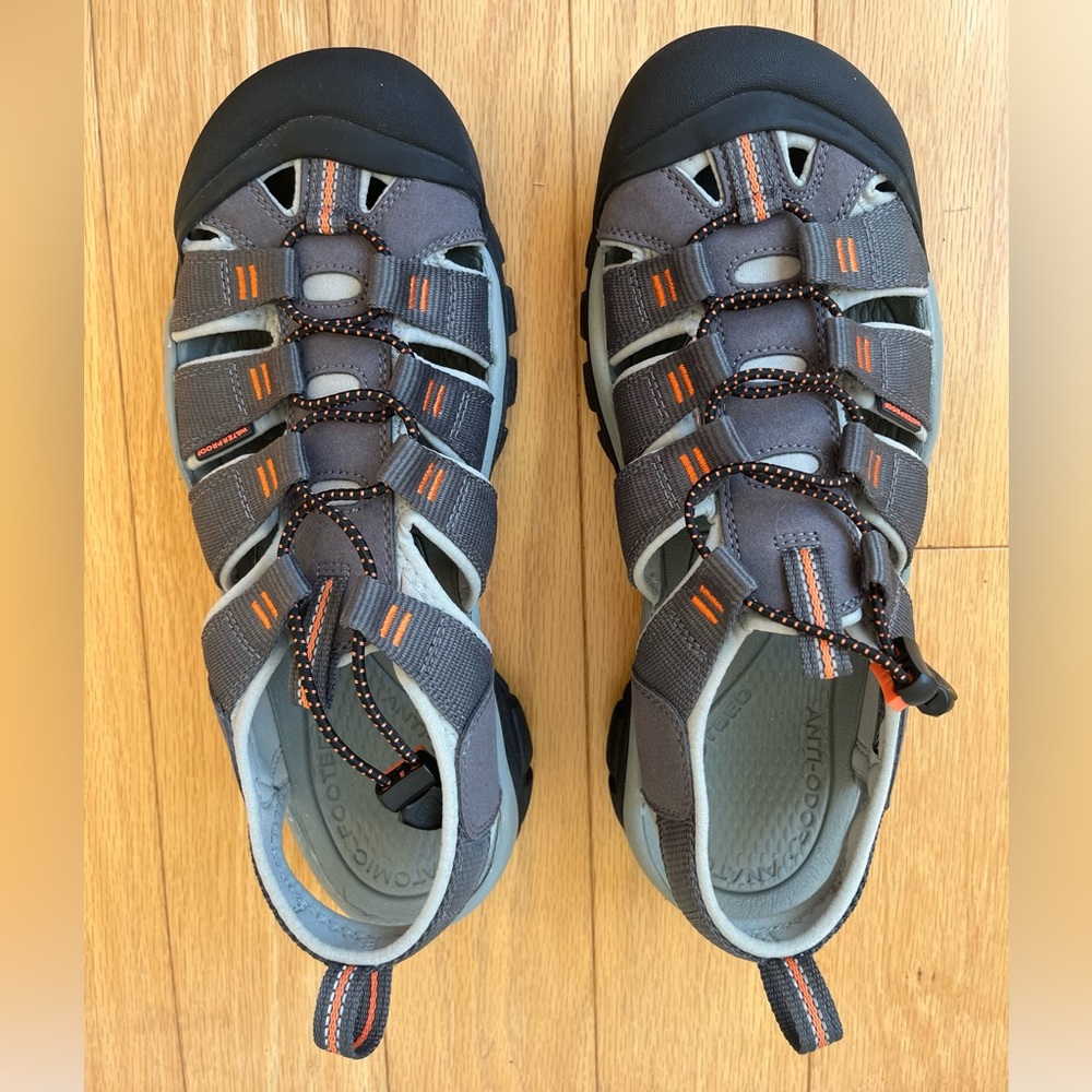 KEEN Men’s Newport H2 Sandals - Grey - Size 10 - Picture 4 of 12